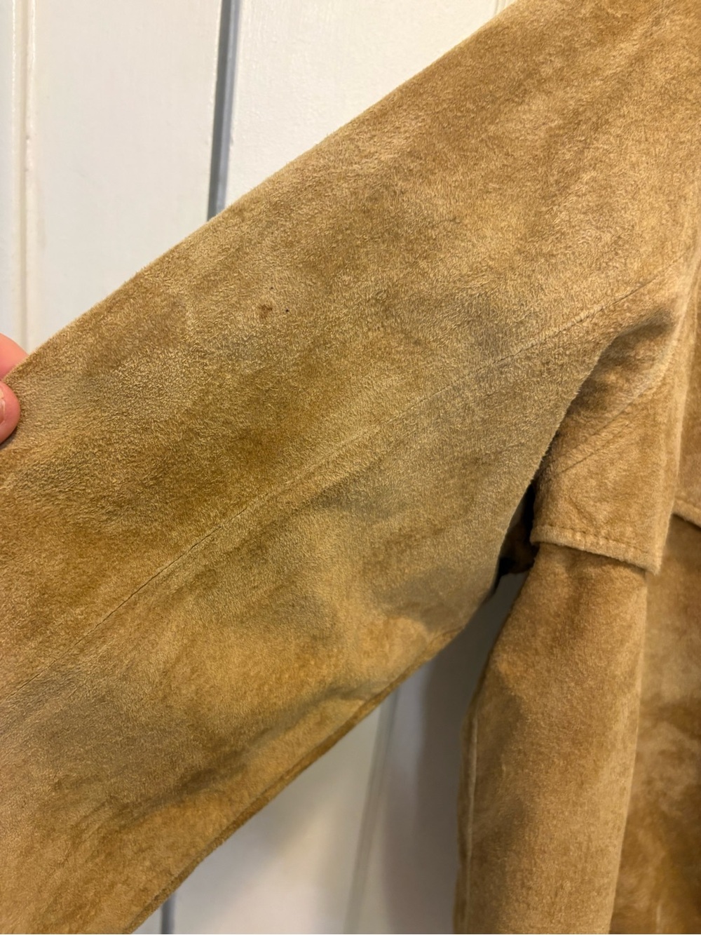 Vintage L.L. Bean Suede Bomber Jacket - Picture 3 of 13
